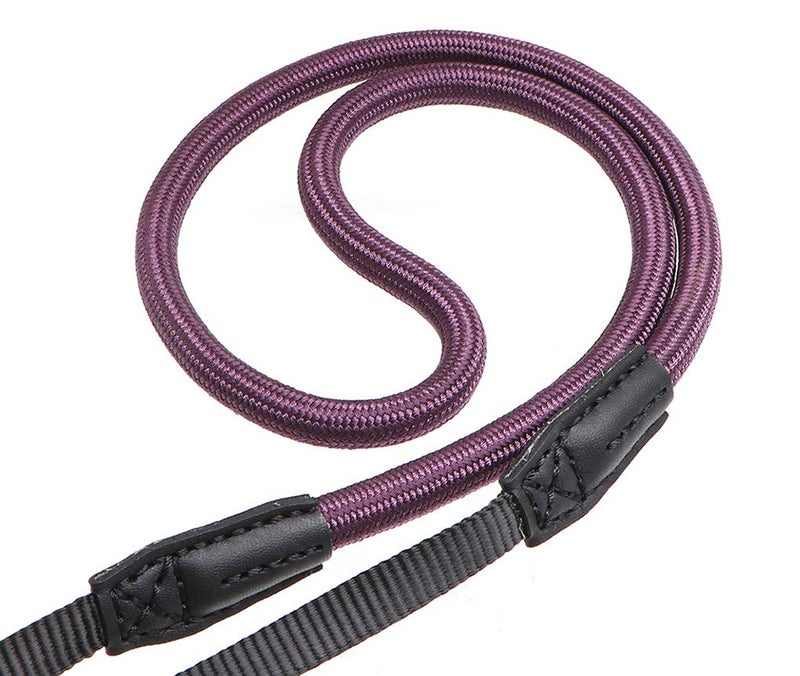 HITHUT Quick Release Camera Neck Strap Shoulder Strap Belt for Mirrorless Digital Cameras Climbing Rope with Quick Release QD Loops Connector with O-Ring Adjustable Length 30-53inch Purple - Image 1
